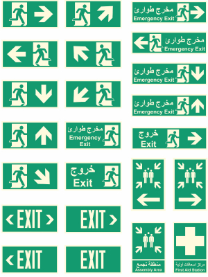 Escape Route Signs