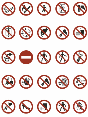 Prohibition Safety Signs | NAFFCO FZCO