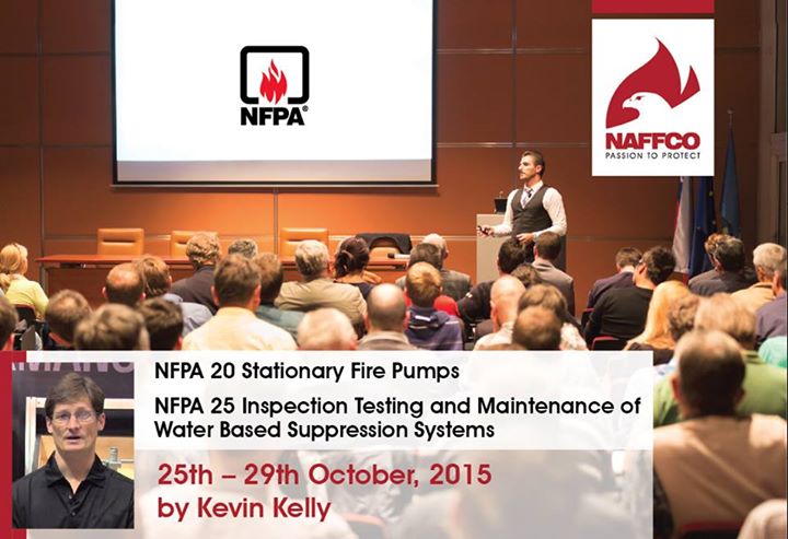 ‪Training‬‬‬ on NFPA 20 Stationary Fire Pumps and NFPA 25 Inspection Testing and Maintenance of Water Based Suppression Systems