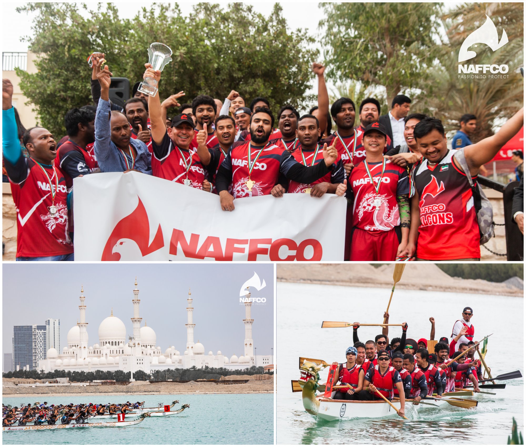 NAFFCO  Dragon Boat Team Won Championship at Abu Dhabi Dragon Boat Festival 2019 held at Abu Dhabi.