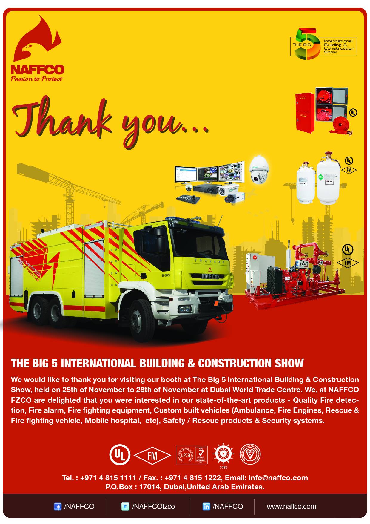 Thank You For Visiting Us at The Big 5
