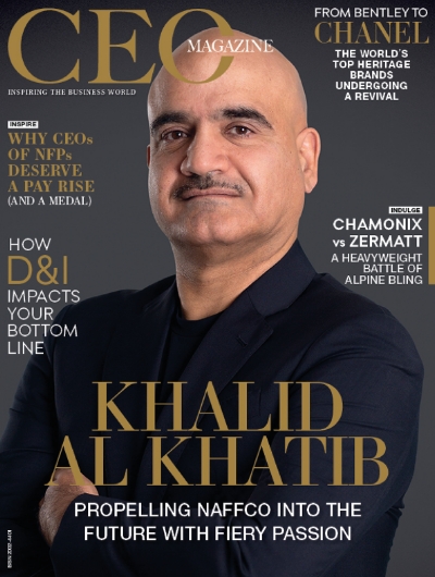THE CEO MAGAZINE FEATURES ENG. KHALID AL KHATIB NOVEMBER 2019 ISSUE WORLDWIDE