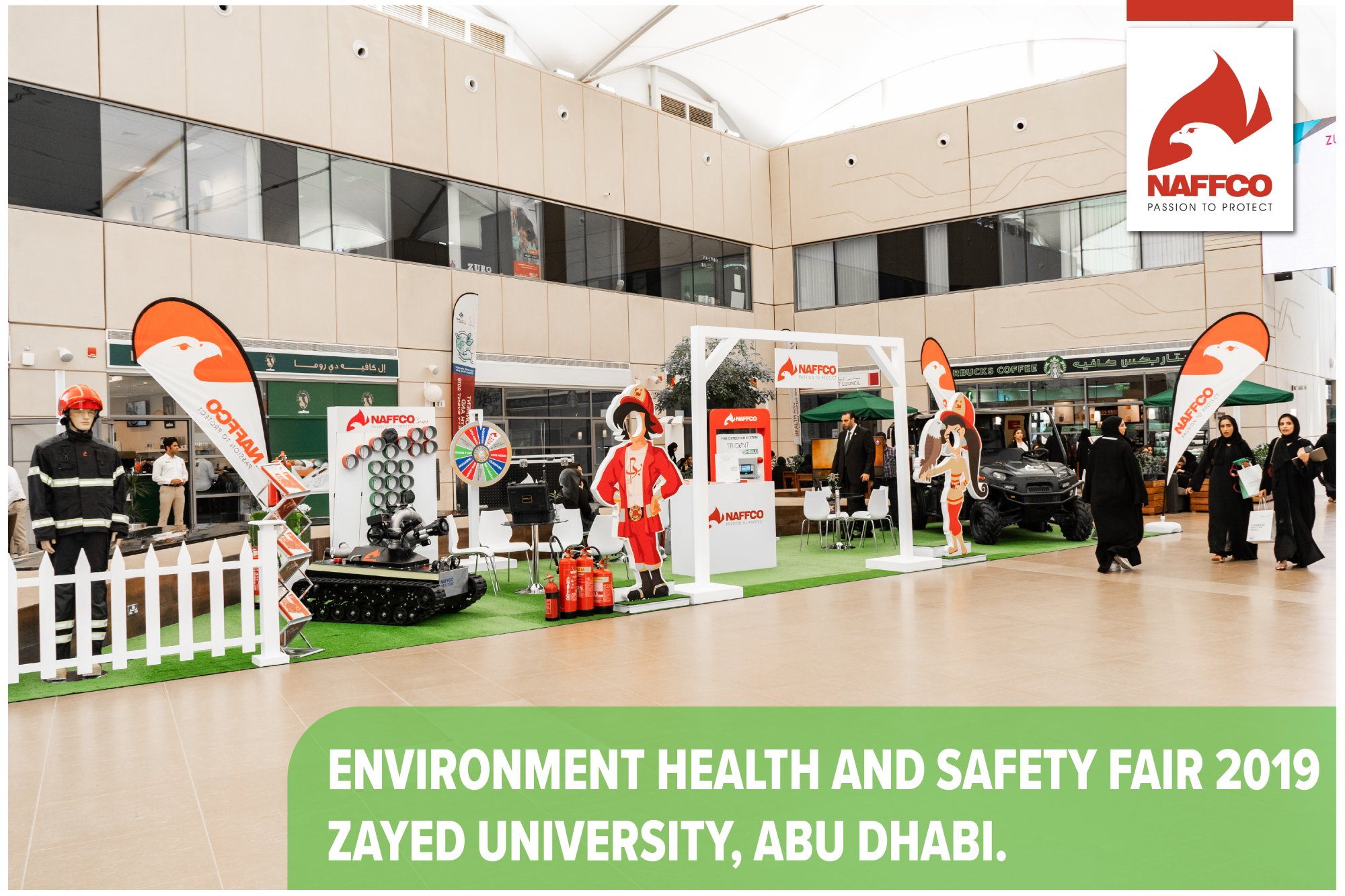 NAFFCO had successfully participated in Environment Health and Safety Event 2019 at Zayed University, Abu Dhabi
